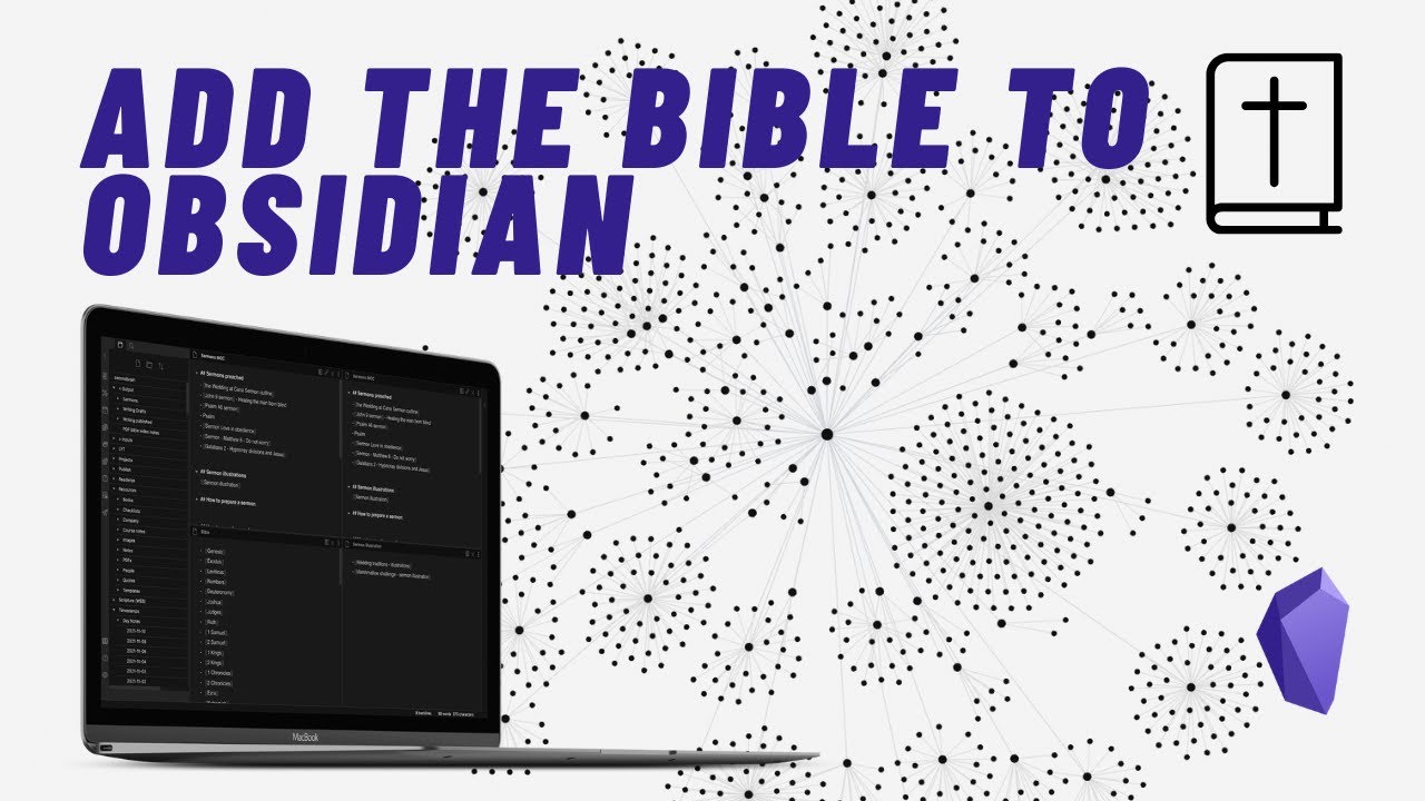How to Add the Bible to Obsidian