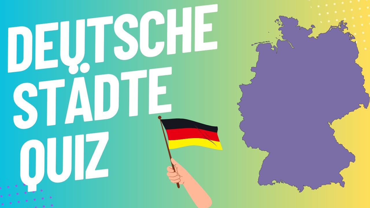 Städte Quiz | Schaffst du es diese 30 deutsche Städte zu erraten? | Städte erraten