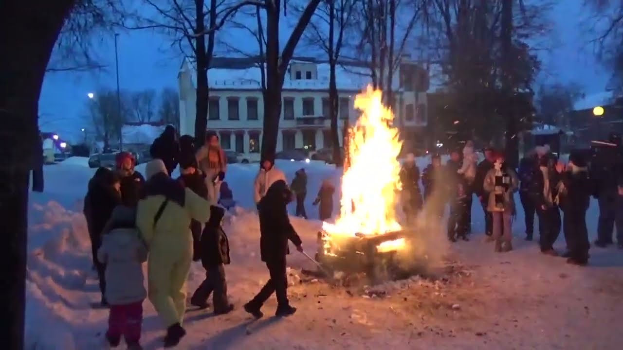 Užgavėnės Švenčionyse 2026 02 17