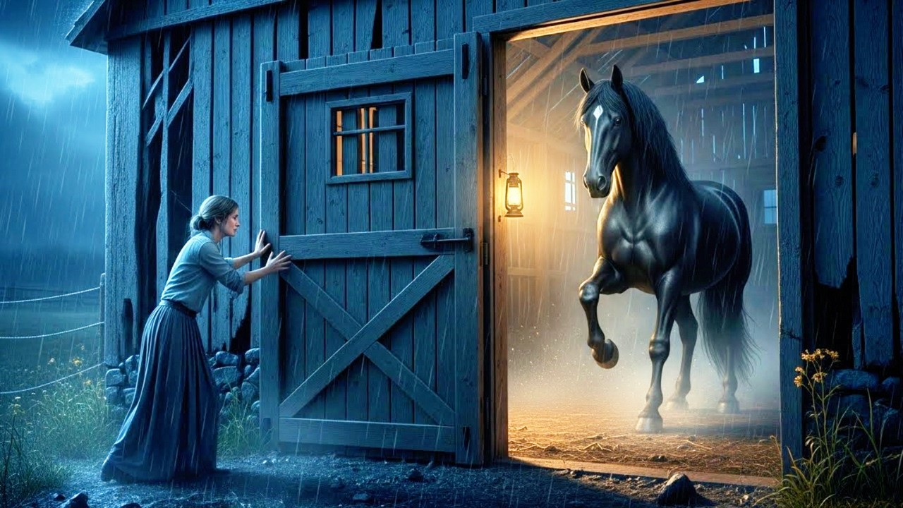 Grieving Widow Took Shelter in an Abandoned Barn — Facing the Untameable Stallion Everyone Feared