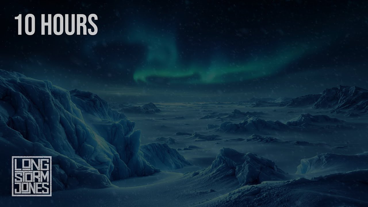Whispering Tundra - Low Howling Wind & Blowing Snow to FALL ASLEEP FAST | No Mid-Roll Ads | 10 Hours