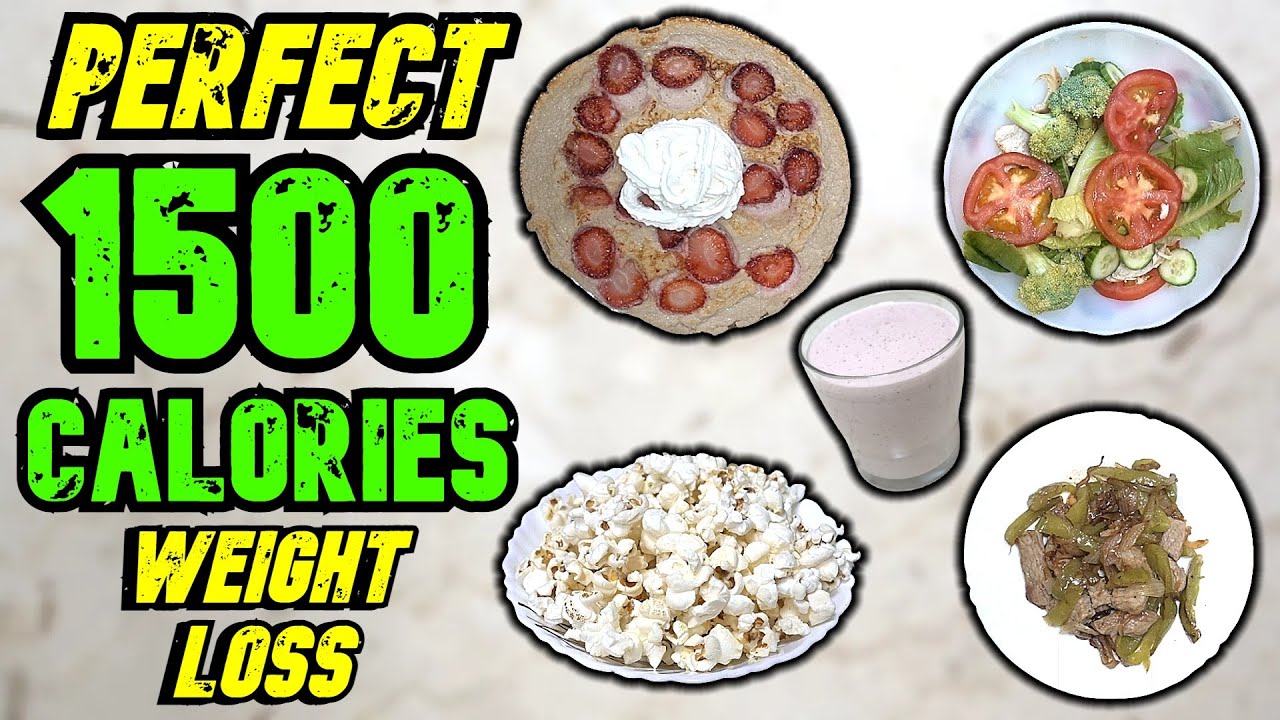 The PERFECT 1500 Calorie Meal Plan For Weight Loss