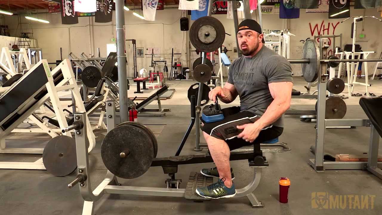 MUTANT in a MINUTE - Seated Calf raises with Big Ron Partlow