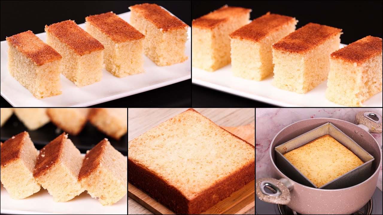 Масляный кекс без яиц для чаепития | Мягкий масляный кекс без духовки | Масляный кекс | Простой м...