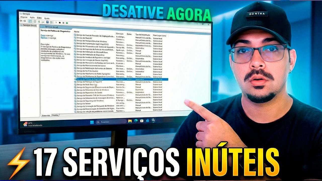 SEU PC AGRADECE! Desative esses 17 Servi&ccedil;os 