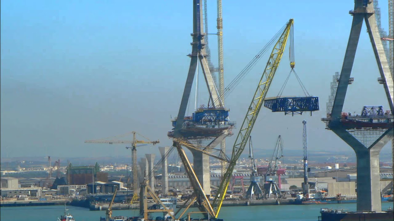 Cádiz. Puente sobre la bahía. 5 de Julio de 2015