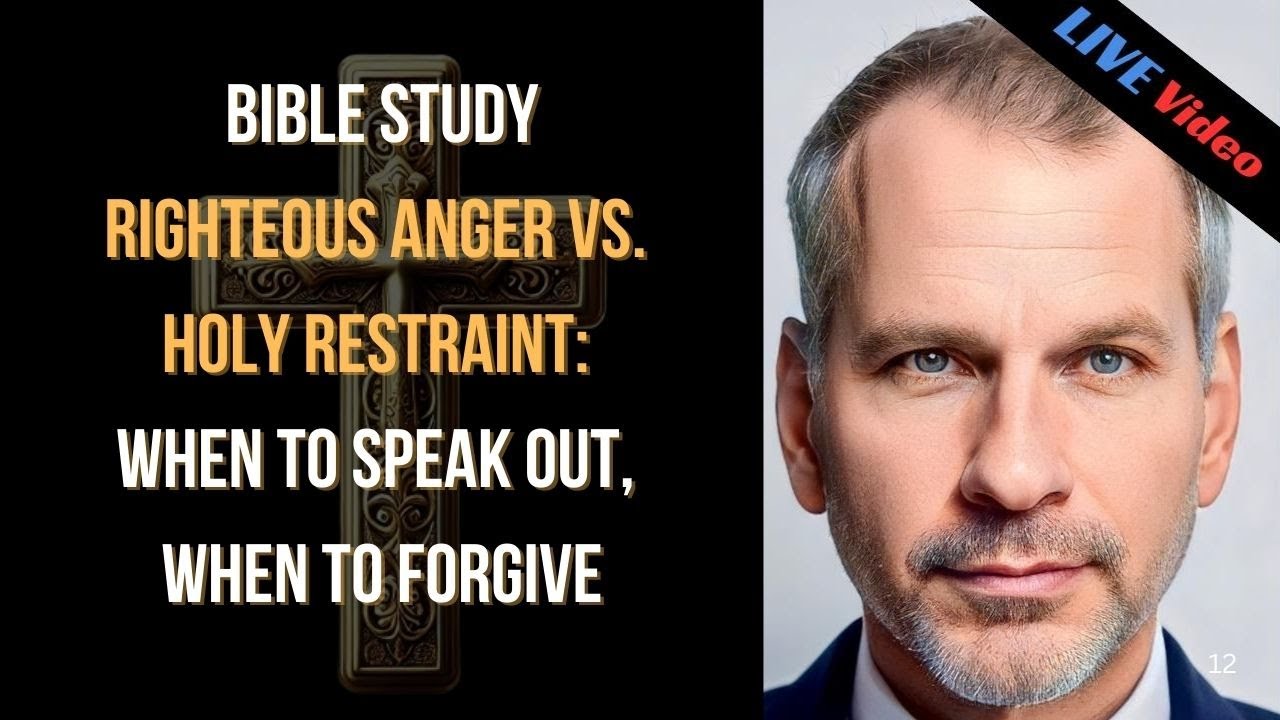 Righteous Anger vs. Holy Restraint: When to Speak Out, When to Forgive