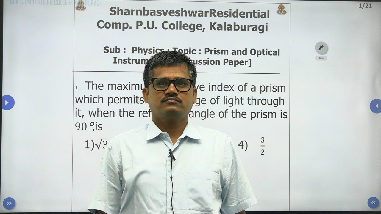PHYSICS: PRISM & OPTICAL INSTRUMENTS