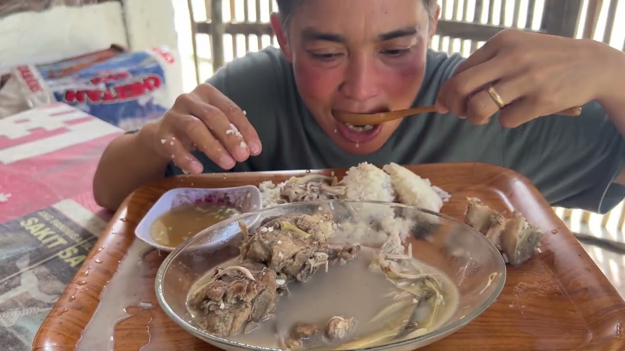 Nilagang Buto Buto na may puso ng saging Mukbang Asmr | Filipino Food | Mukbang Philippines 