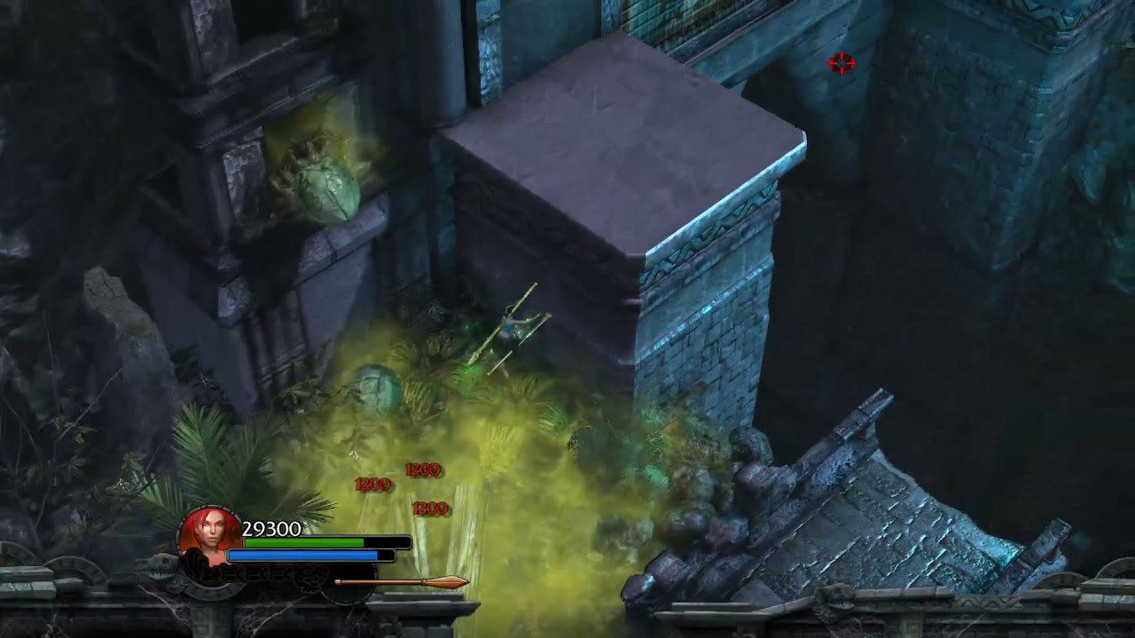 Lara Croft and the Guardian of Light - Level 06 'Toxic Swamp' Completed Under 9 Minutes