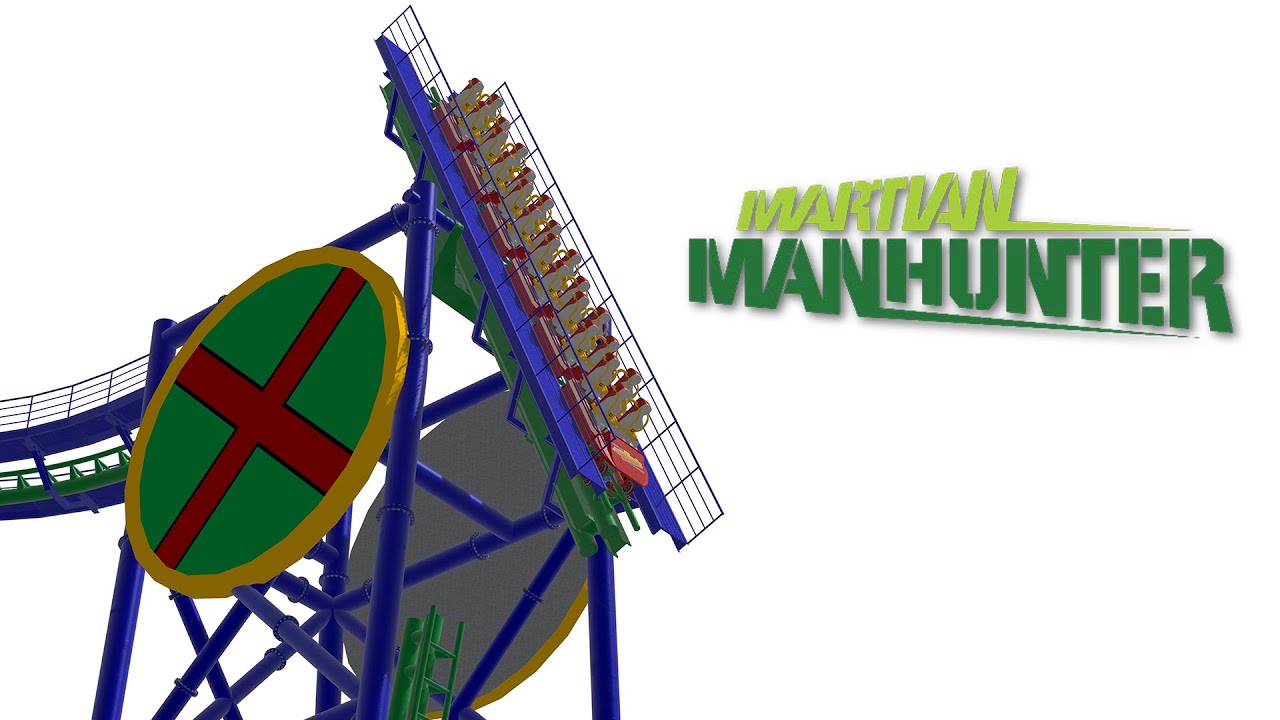 Martian Manhunter: The Ride - NoLimits 2 (Intamin Tilt Coaster)