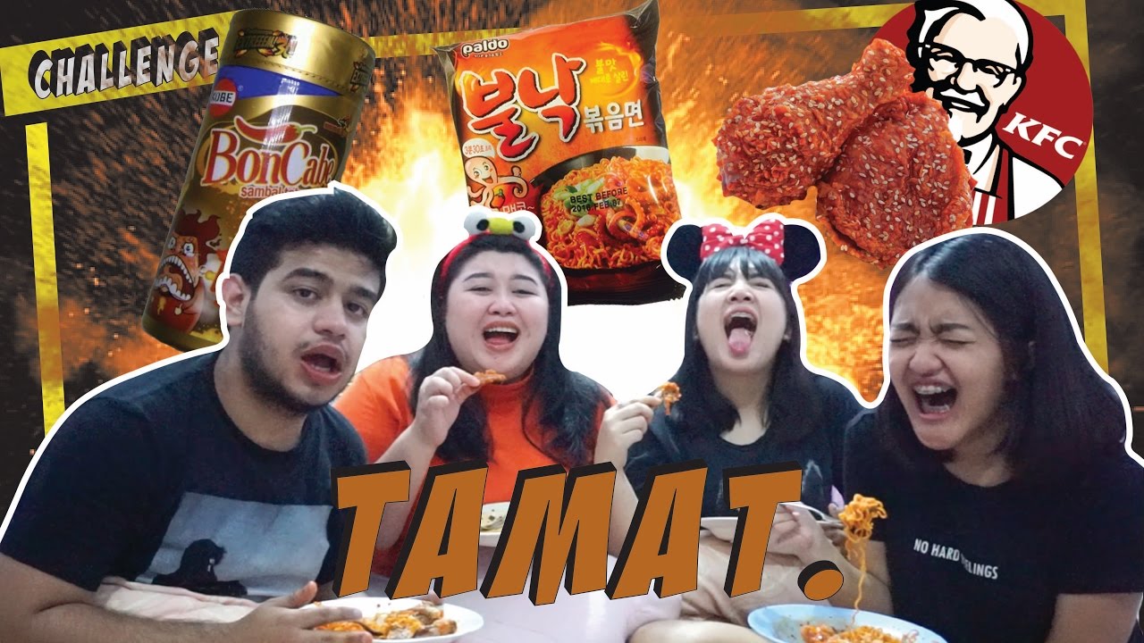 PEDES API NERAKA!!! MIE BULNAK + BON CABE LVL 30 + KFC HOTZ CHICKEN CHALLENGE | Samsolese ID