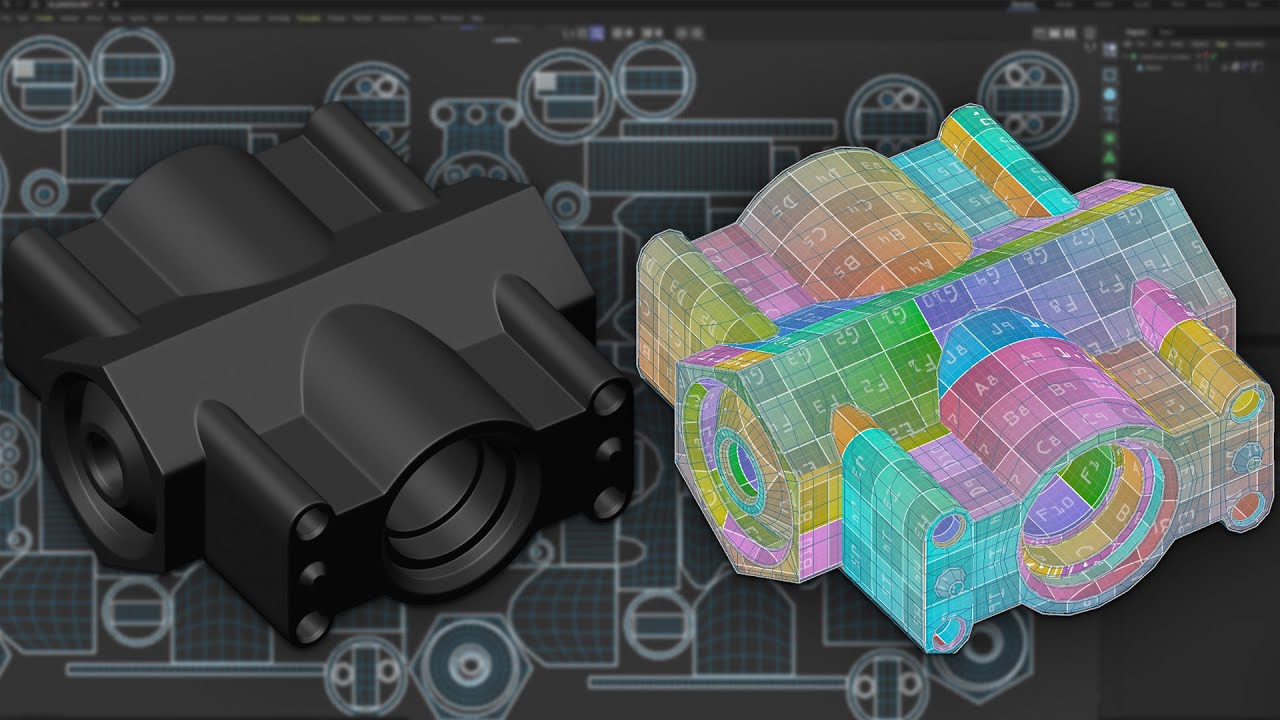 Основы UV-развертки твердых поверхностей в Cinema 4D