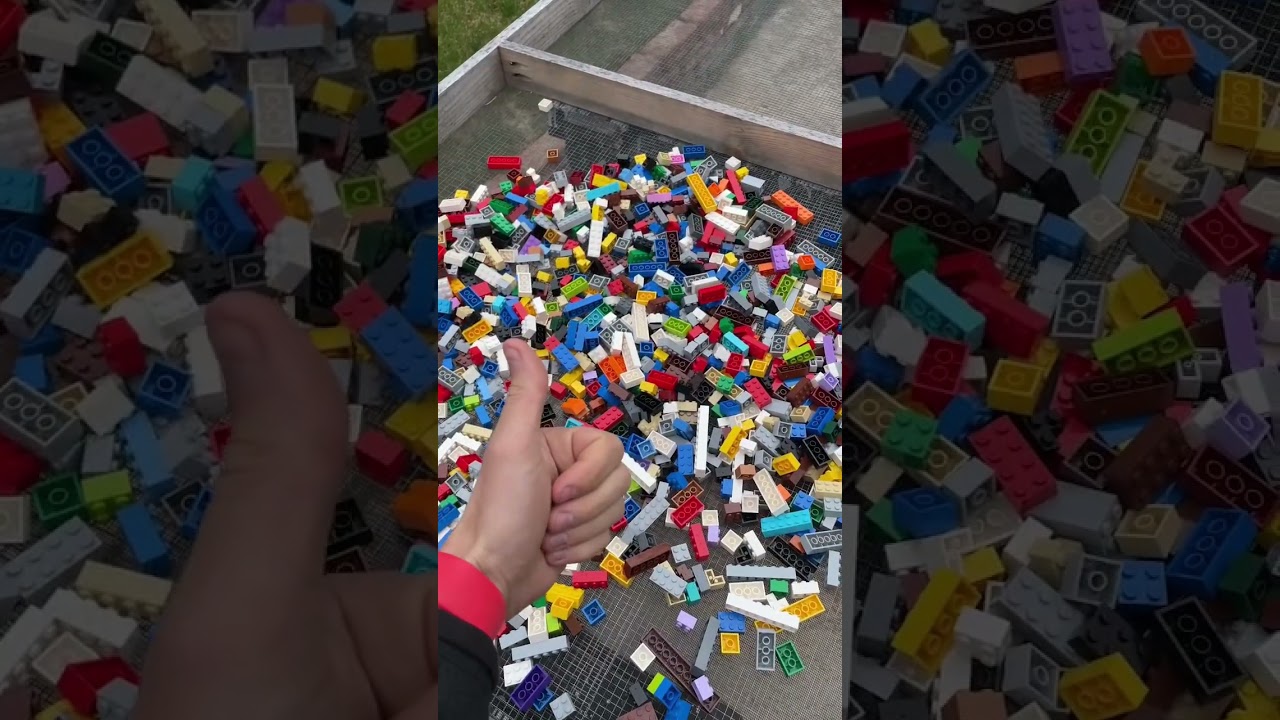 Наш процесс B-сортировки LEGO #bricklink #lego