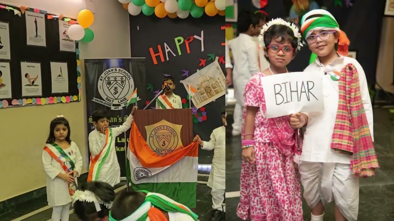 Independence Day 2024 St. Joan's KG School, Salt Lake