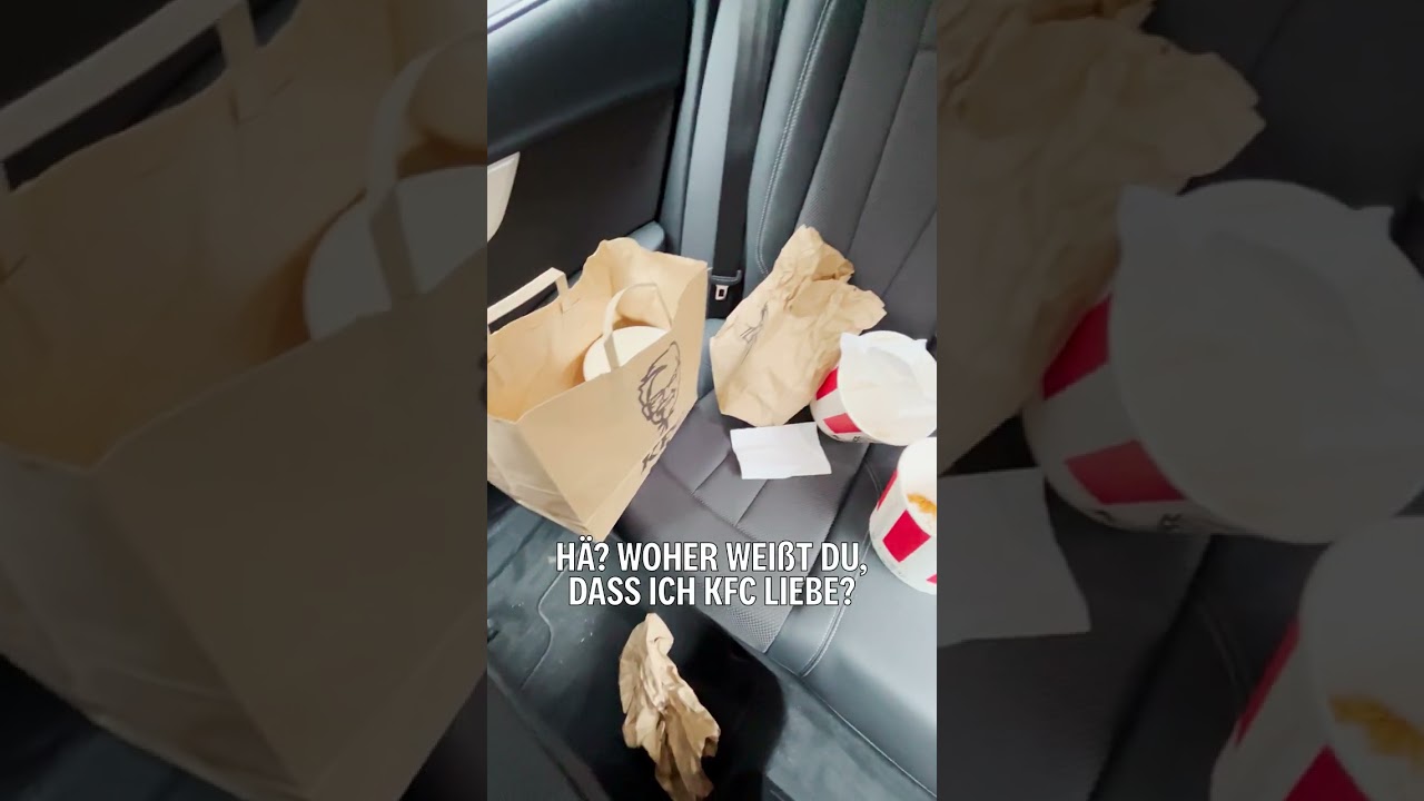 Lass dein Auto f&uuml;r dich sprechen! Nix wie hin zu KFC 💨 #kfc #legend&auml;rlecker #auto #tasty #chicken