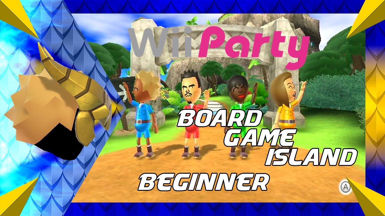 Wii Party - Board Game Island (Beginner) Guest gold vs Saburo vs Sarah vs Abby