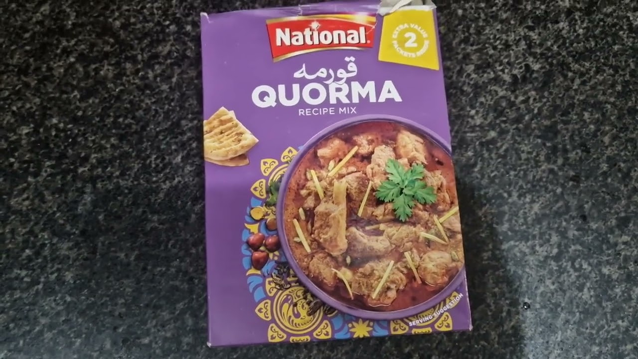 National Qorma Mix l Recipe Mix l National Masalay l Quorma l Quorma Mix l National Spices l Qorma 