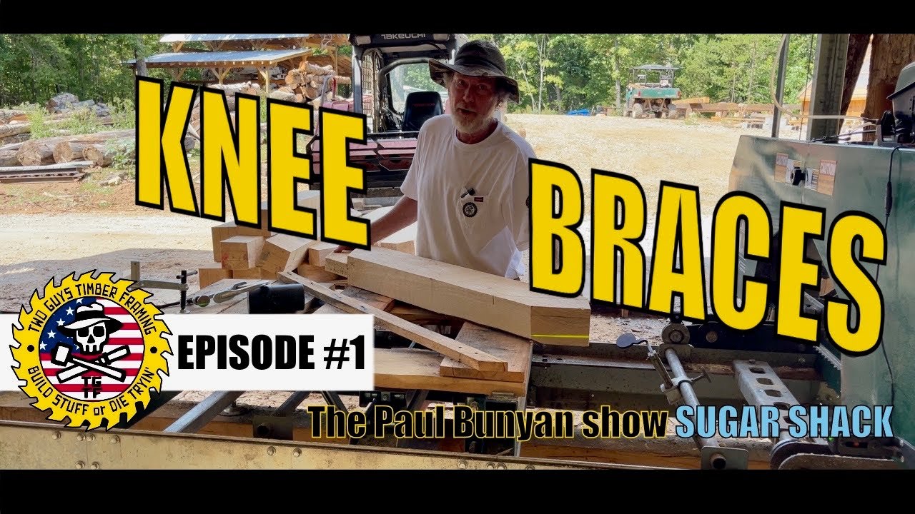 How to Build Knee Braces on Your Sawmill! Start to Finish!