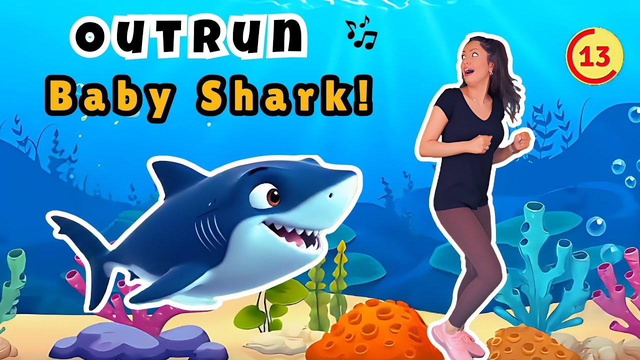 Baby Shark Kids Workout | OUTRUN the Sharks and Exercise!
