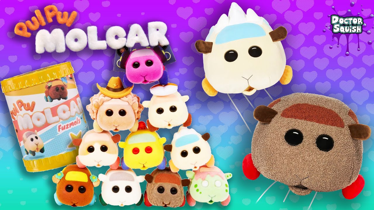 Pui Pui Molcar Mystery Capsules And Giant Squishy Plush