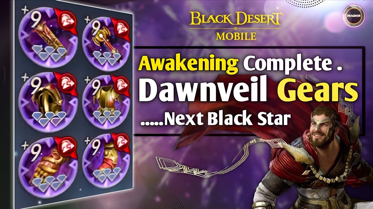 Dawnveil Gear awakening is Done 👍| what's next....🤔 | Black Desert Mobile 