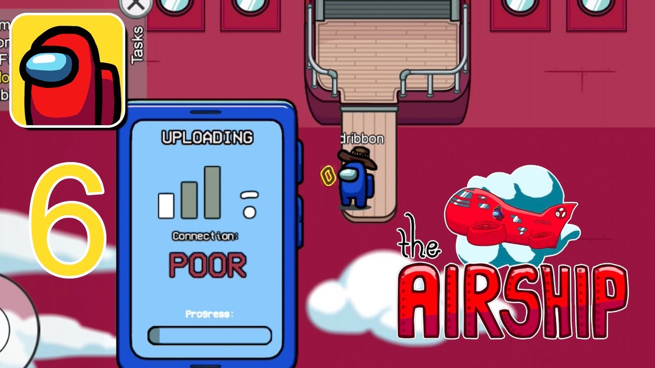 This Map is HUGE! Airship New Map Update - Among Us Gameplay Part 6
