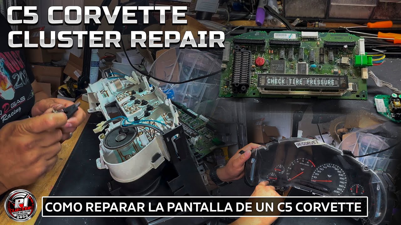 C5 Corvette odometer Screen Repair PiClusters Exclusive! DIC how to fix Display not working IPC