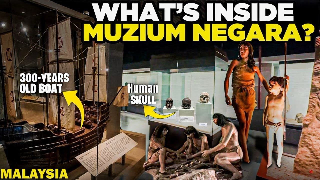 10,000 years old real human skeletons in Malaysian Museum😱