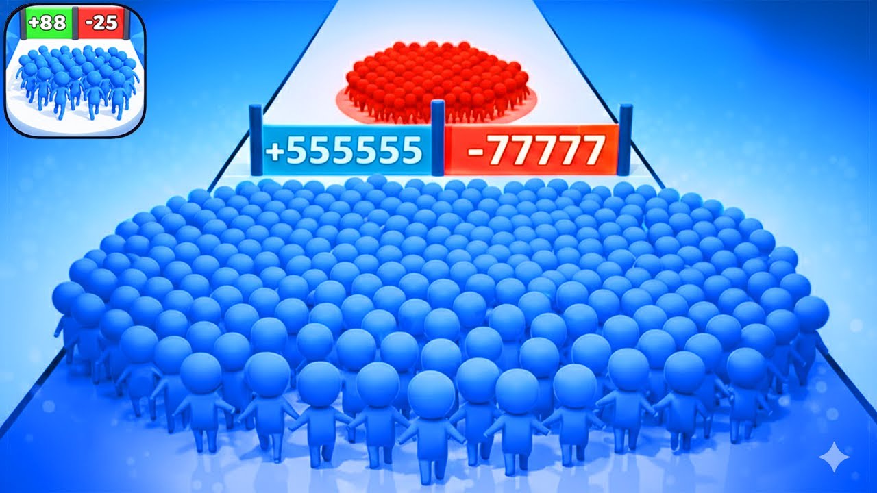 New Satisfying Mobile Game Count Masters ASMR Crowd Run 🔥😱 All Levels Unlocked! 4K Ultra HD
