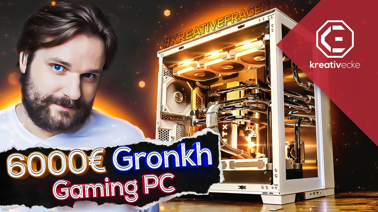 Der NEUE 6000€ GRONKH GAMING PC! Ein MEISTERWERK für den Papa von Youtube? #KreativeFragen 215