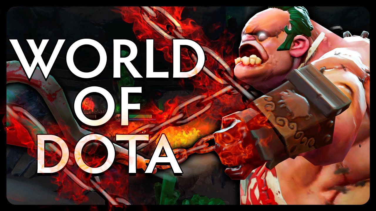 Agility Pudge Hooks Himself?! World of Dota!