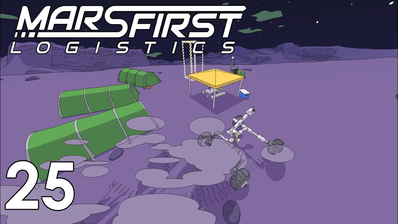 Just exploring the path for the delivery in Mars First Logistics Ep25