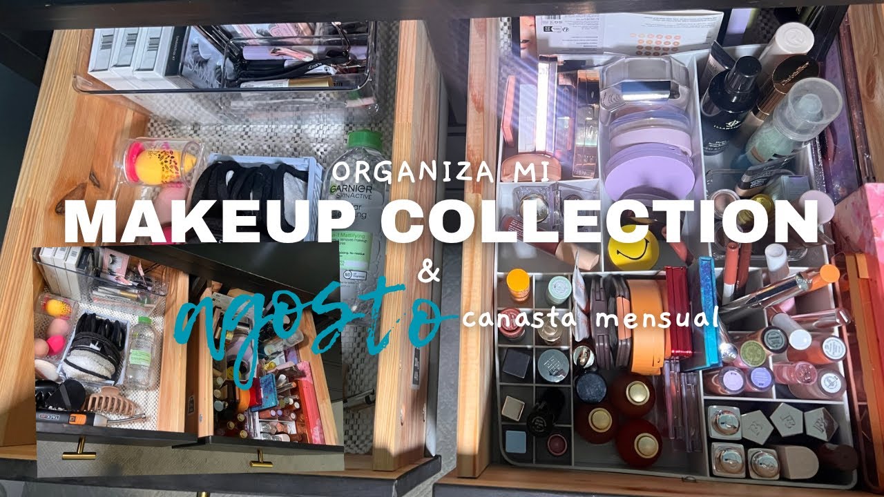 organizando mi COLECCION DE MAQUILLAJE  + shop my stash agosto 2025
