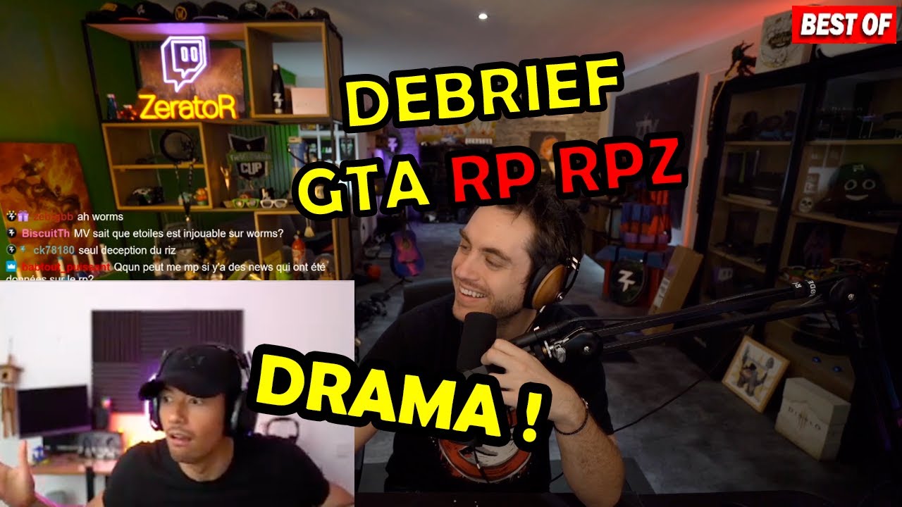 ZERATOR DEBRIEF DU SERVEUR GTA RP RPZ LOCKLEAR DRAMA ! RPZ 2 ?! DEBRIEF RPZ