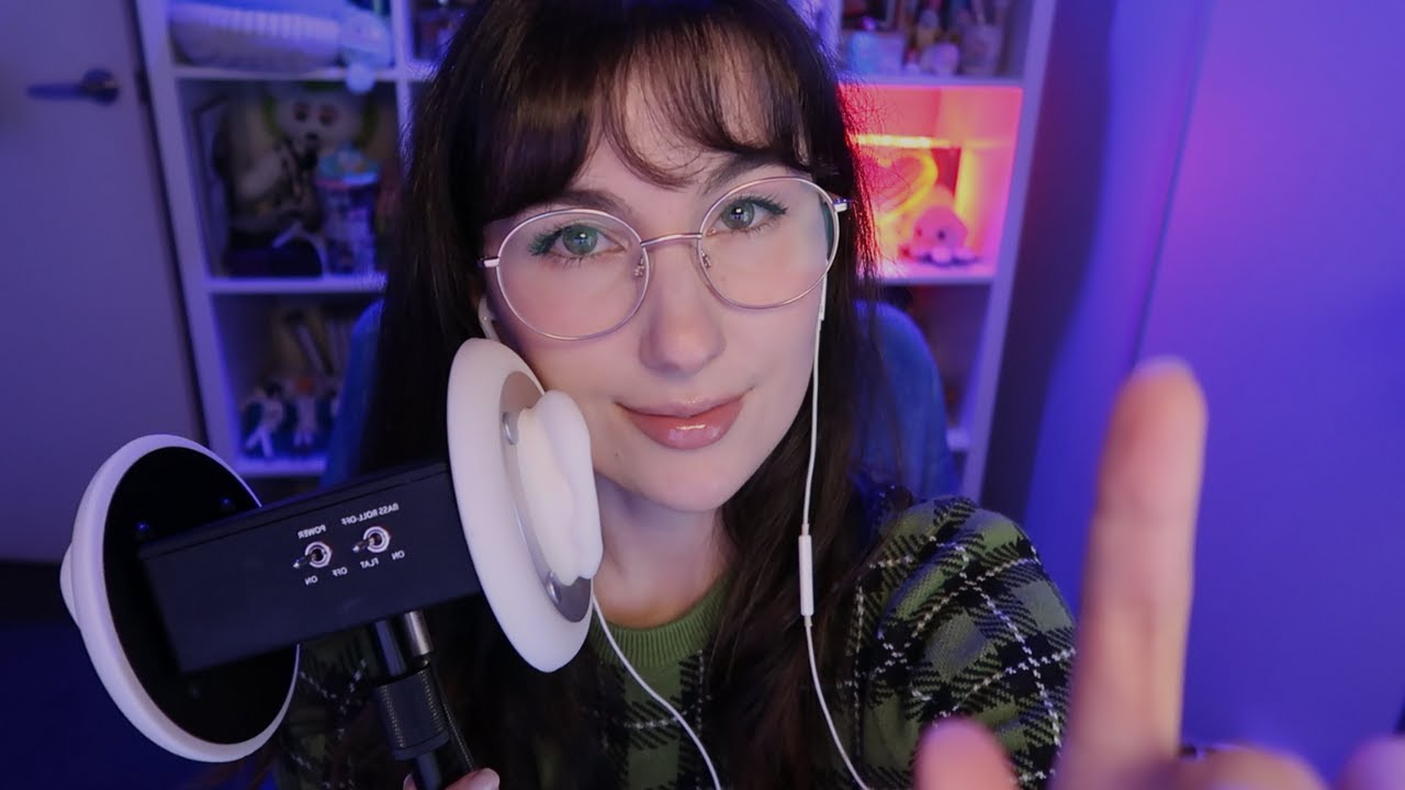 asmr face touching, hand movements (tktktktk) and inaudible whispers that are guaranteed to tingle