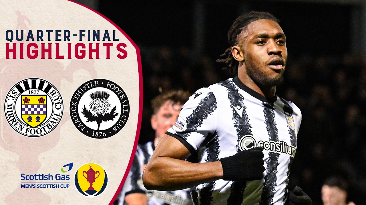 St. Mirren 2-1 Partick Thistle | St. Mirren continue Cup Double Dream! | Scottish Gas Scottish Cup