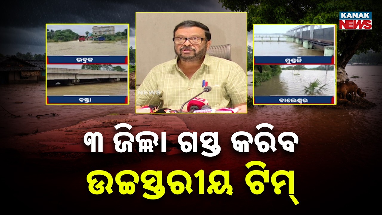 Flood Situation in Odisha | High-Level Team to Assess Damage in 3 Flood-Hit Districts