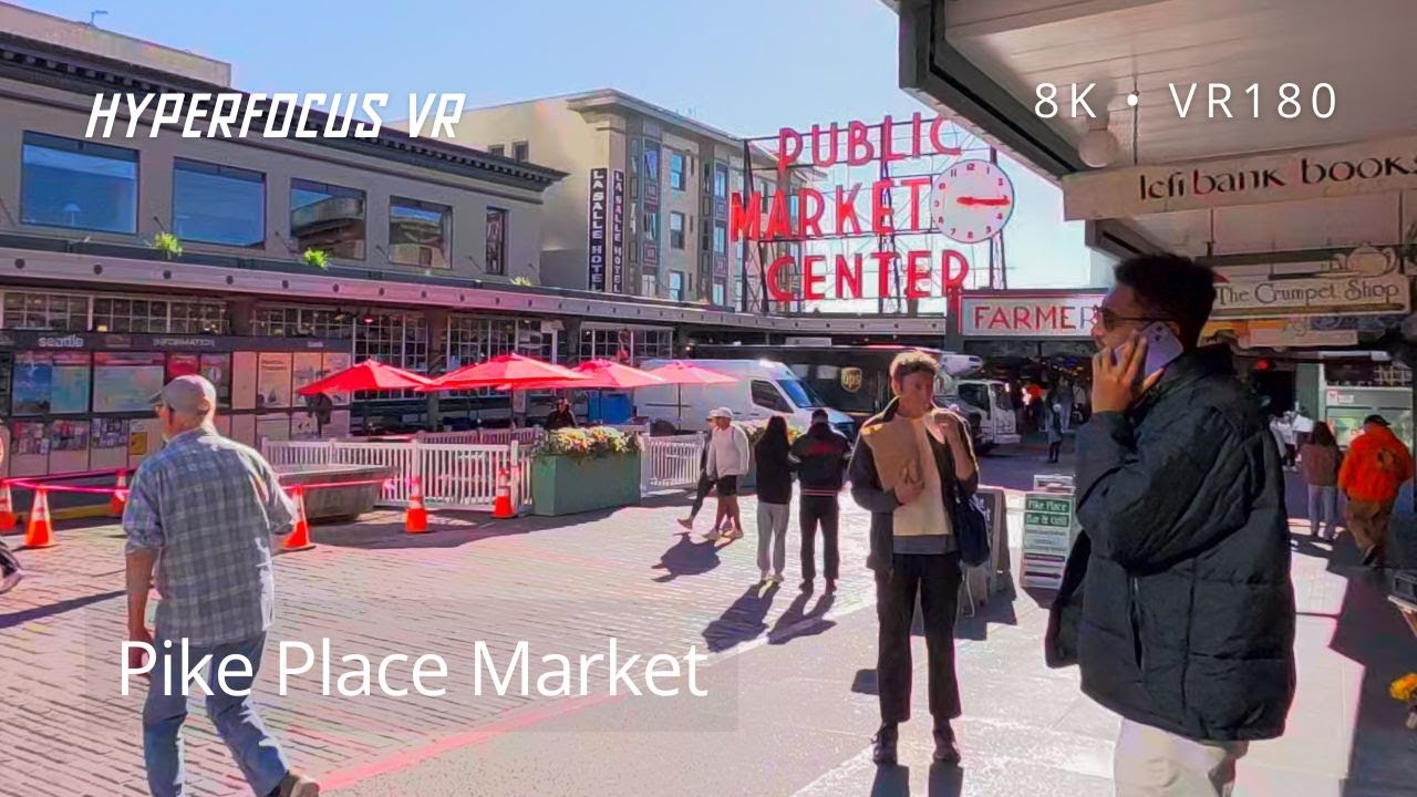 Seattle Icon: Pike Place Market Immersion (8K VR180 Tour)
