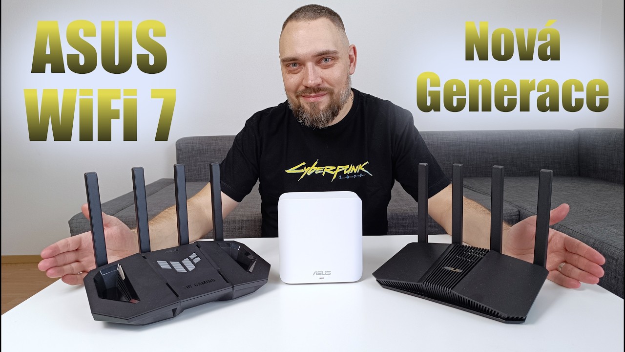 Unboxing a porovnání Asus TUF BE3600, RT-BE58U, ZenWifi BD4 | Základní Wifi 7 routery od Asus