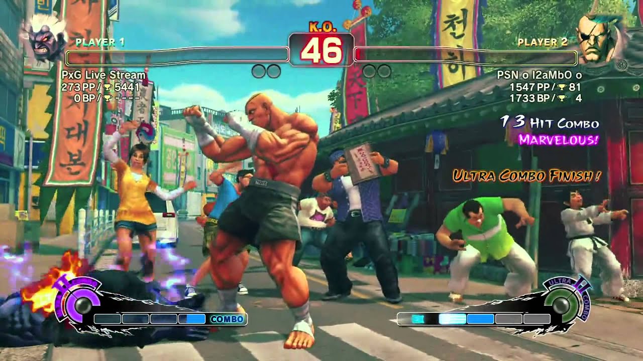 USF4 - PxG Live Stream vs PSN o I2aMbO o - (Rank Matches)