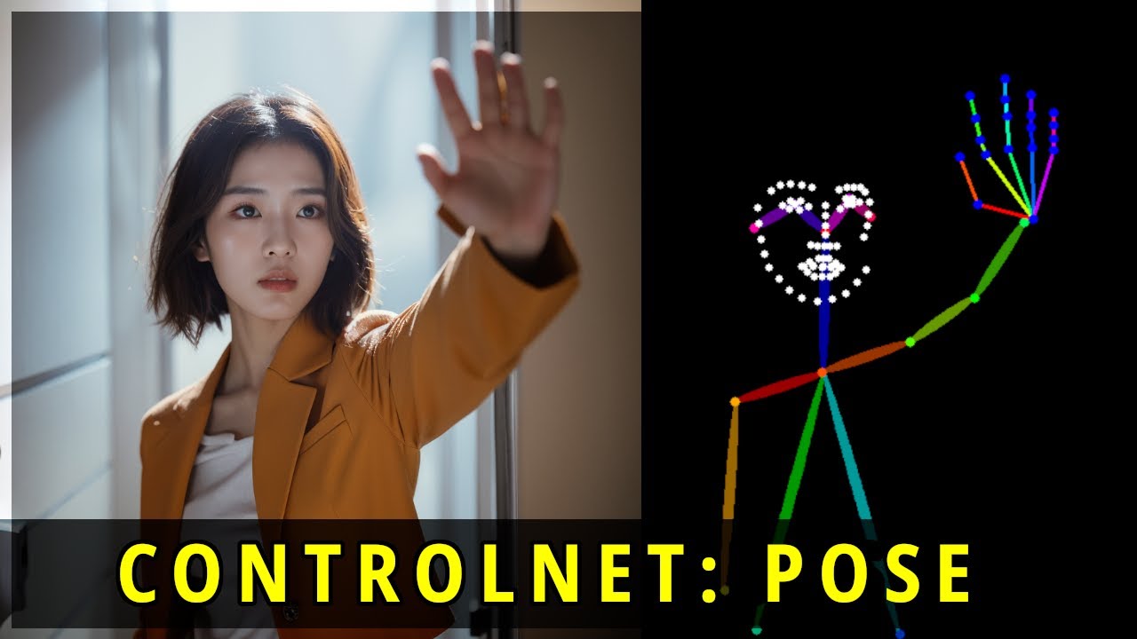 Учебное пособие по диффузии Controlnet Open Pose Stable за 7 минут (Automatic1111)