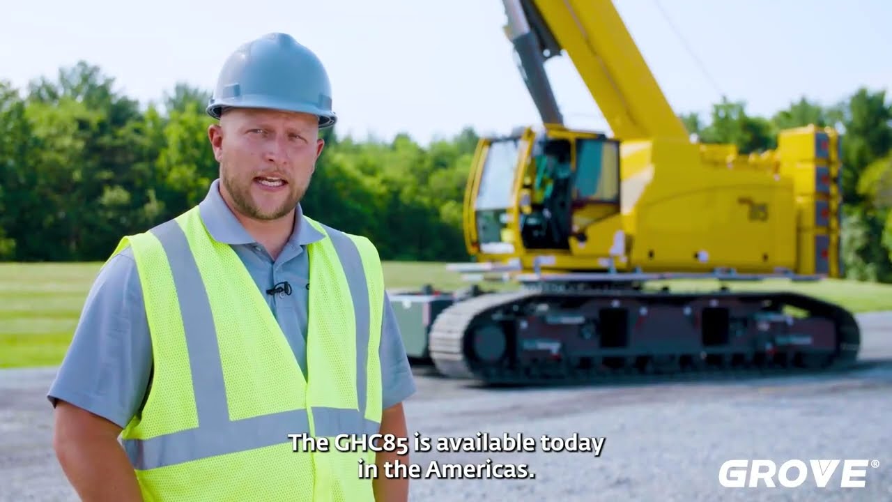 Walkaround of the Grove GHC85 Telescoping Crawler Crane
