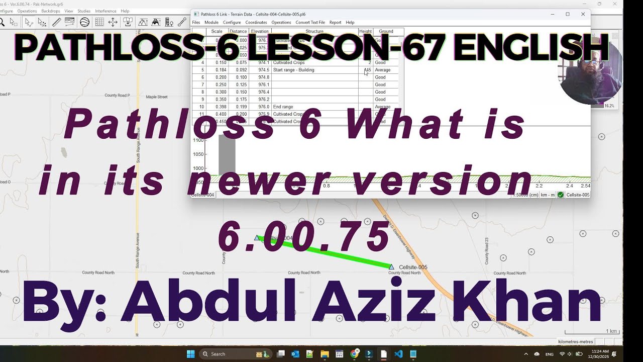 Lesson-67 What is new in Pathloss 6 ver 6.00.75 - English
