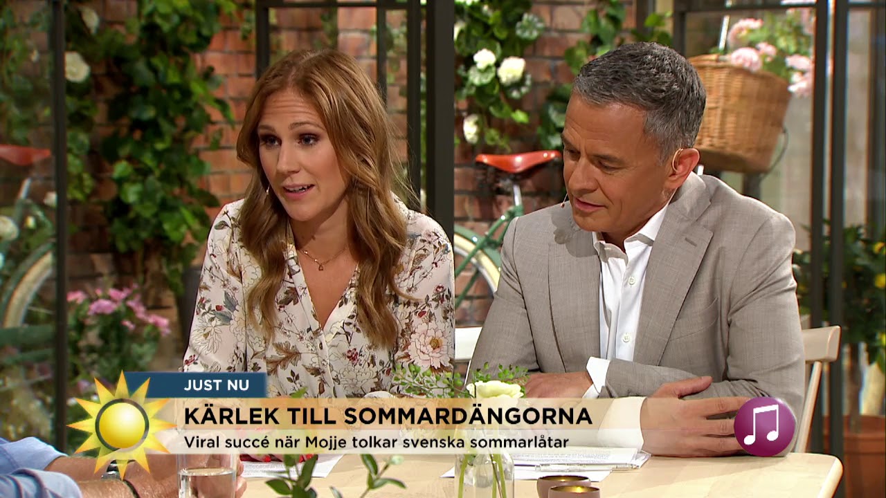 Mojje hyllar svenska sommardängor - Nyhetsmorgon (TV4)