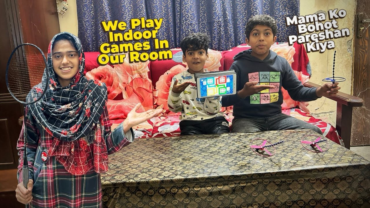 Don't Try These Indoor Games at Home! (Mama Got Angry)
