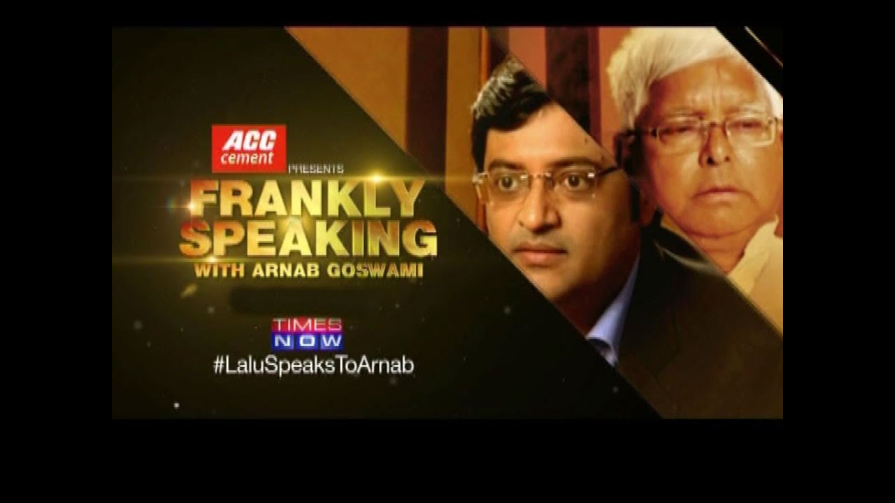 Frankly Speaking With Lalu Prasad - Full Interview [2014]