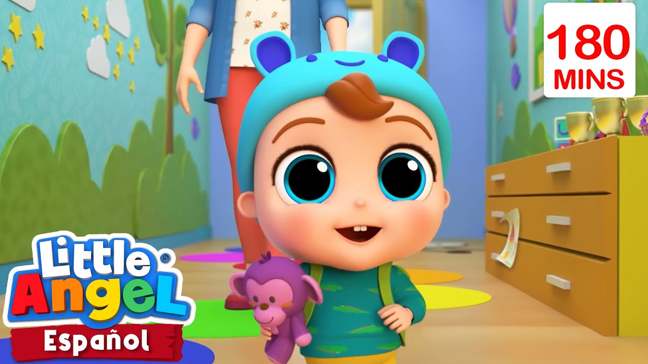Bebé Juan se divierte en la Escuela 🏫 | Canciones Infantiles🎵| Moonbug Español | Little Angel