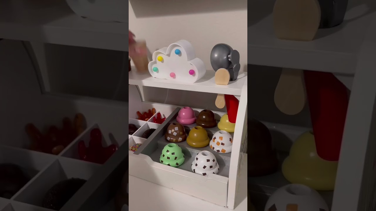 ASMR ICE CREAM ROLEPLAY, super tingly & relaxing, wooden toys sounds 💤 #asmr #asmrsounds #roleplay