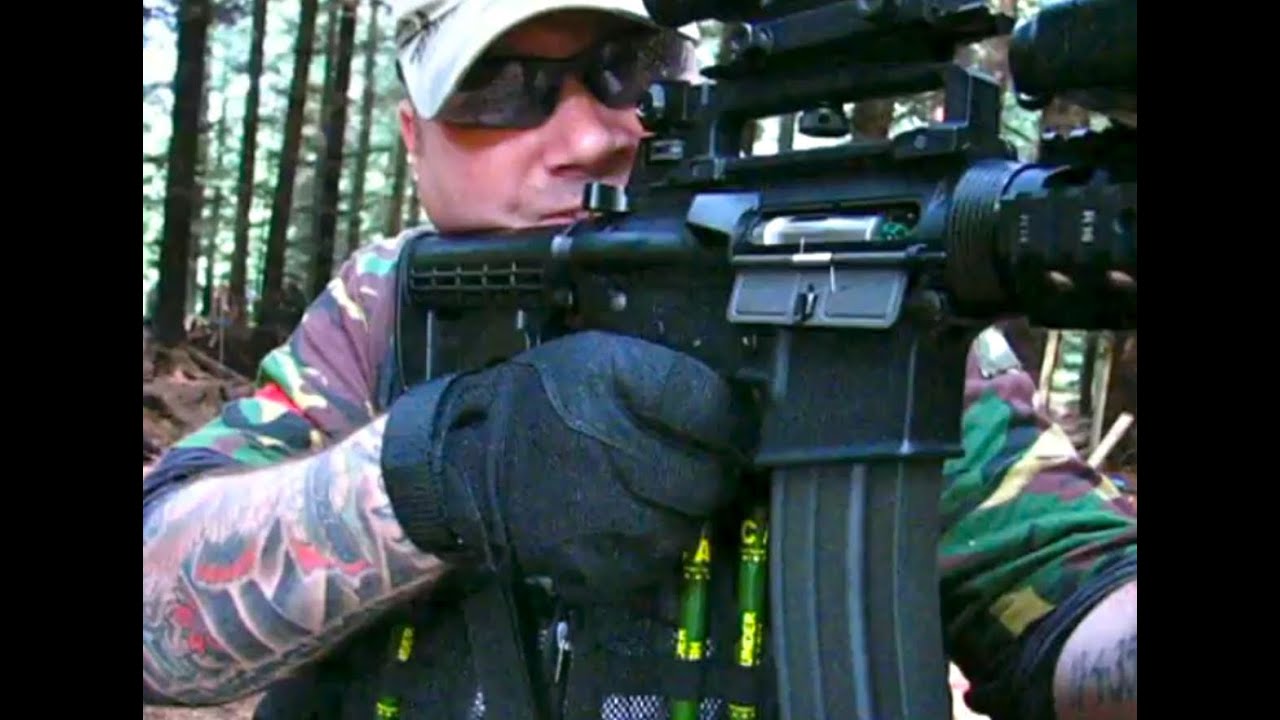 Airsoft War AK47, M249, M1A1 Kar98 POW Scotland